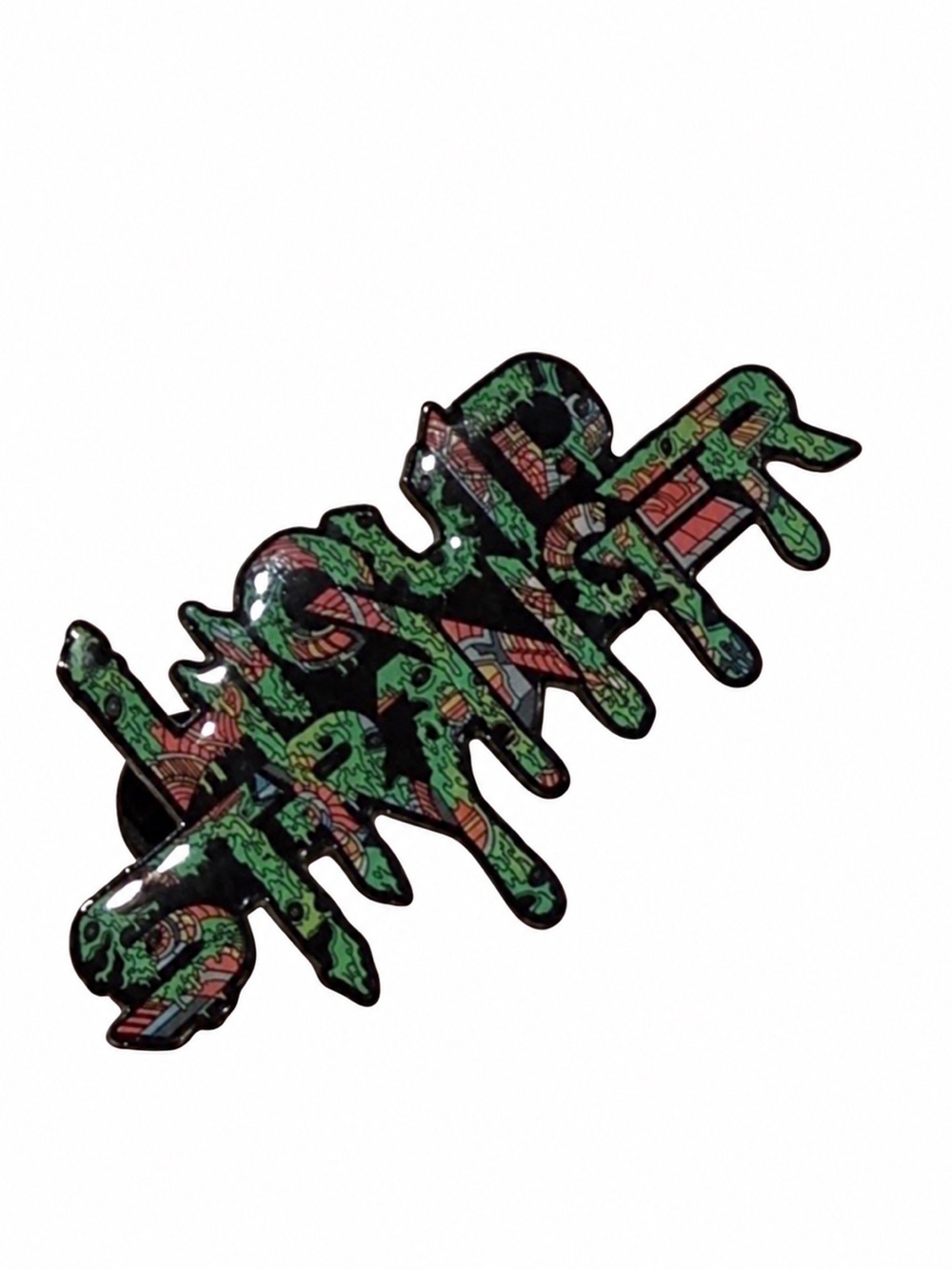 LE 69/150 Liquid Stranger Enamel Pin Slime Drip Logo WAKAAN EDM DJ Festival Rave
